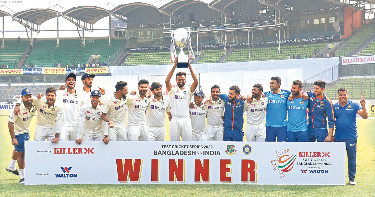 INDIA BEATS BANGLADESH, STAYS IN HUNT TO REACH WORLD TEST CHAMPIONSHIP FINAL
